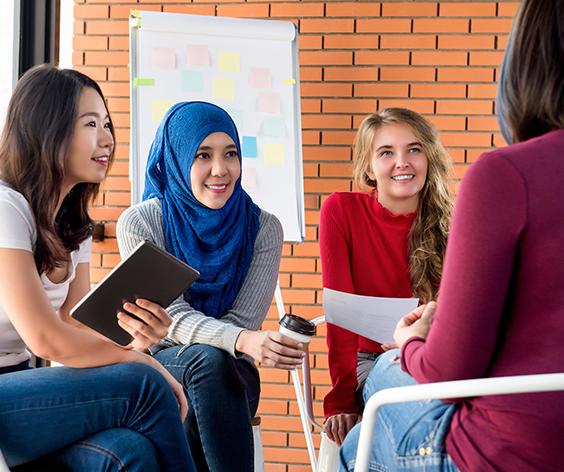 Group of women talking