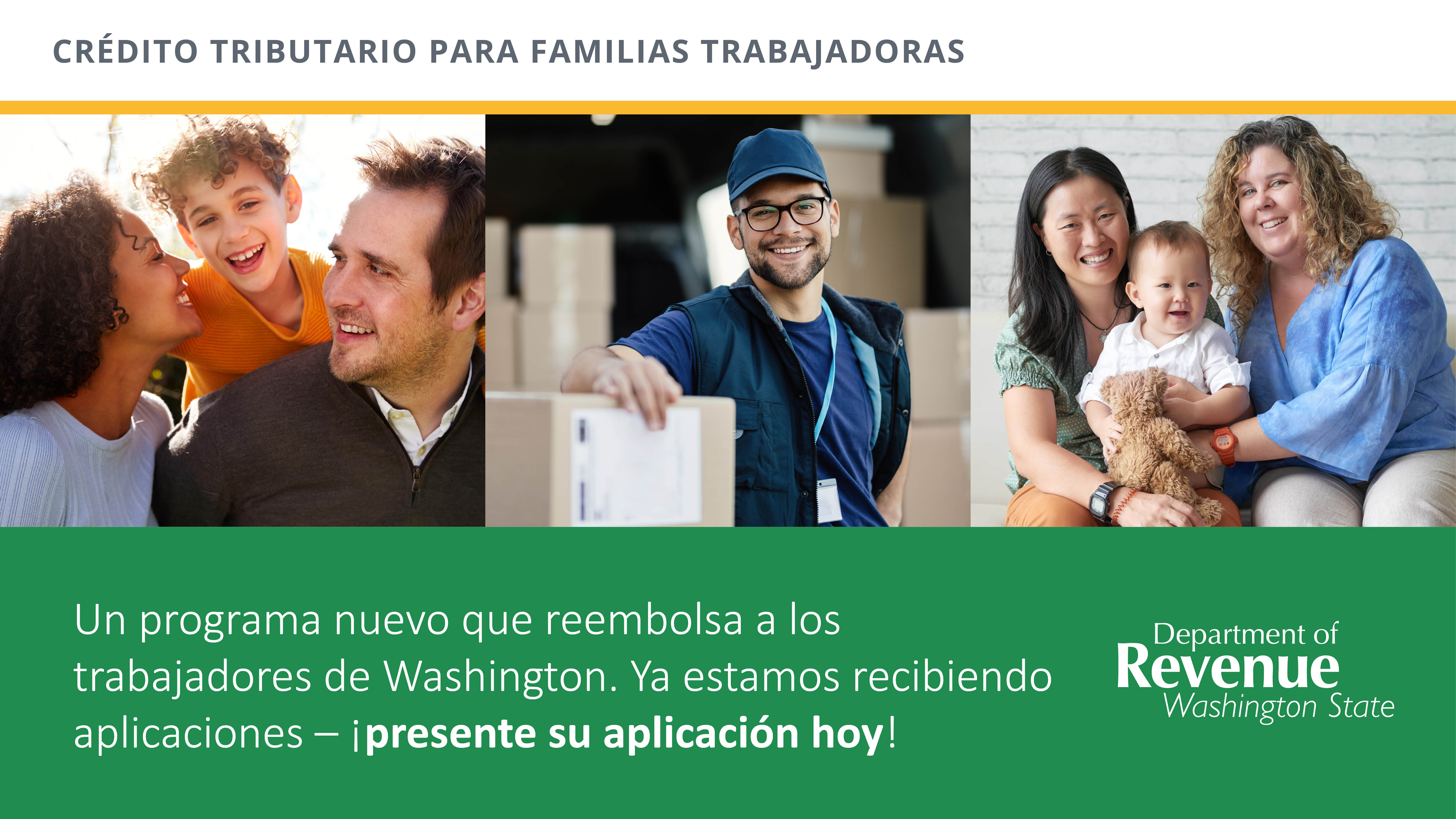 Working families tax credit social media post - spanish
