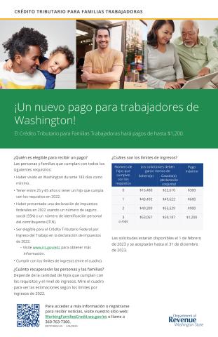 Posters | Washington State Working Families Tax Credit